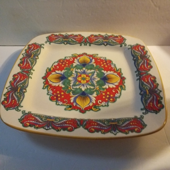 Ceramica Nova Deruta Square Platter - Picture 2 of 3